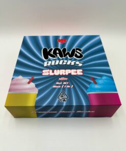 kaws rocks slurpee edition